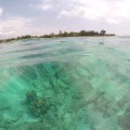 Ts snorkle Gili Air i&nbsp;horisonten